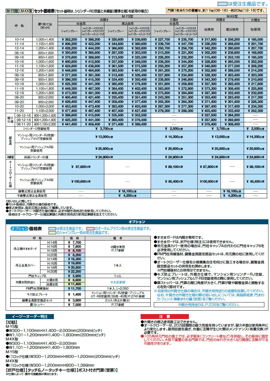 LIXIL | エルネクス門扉 M-KK型 | 建材サーチ