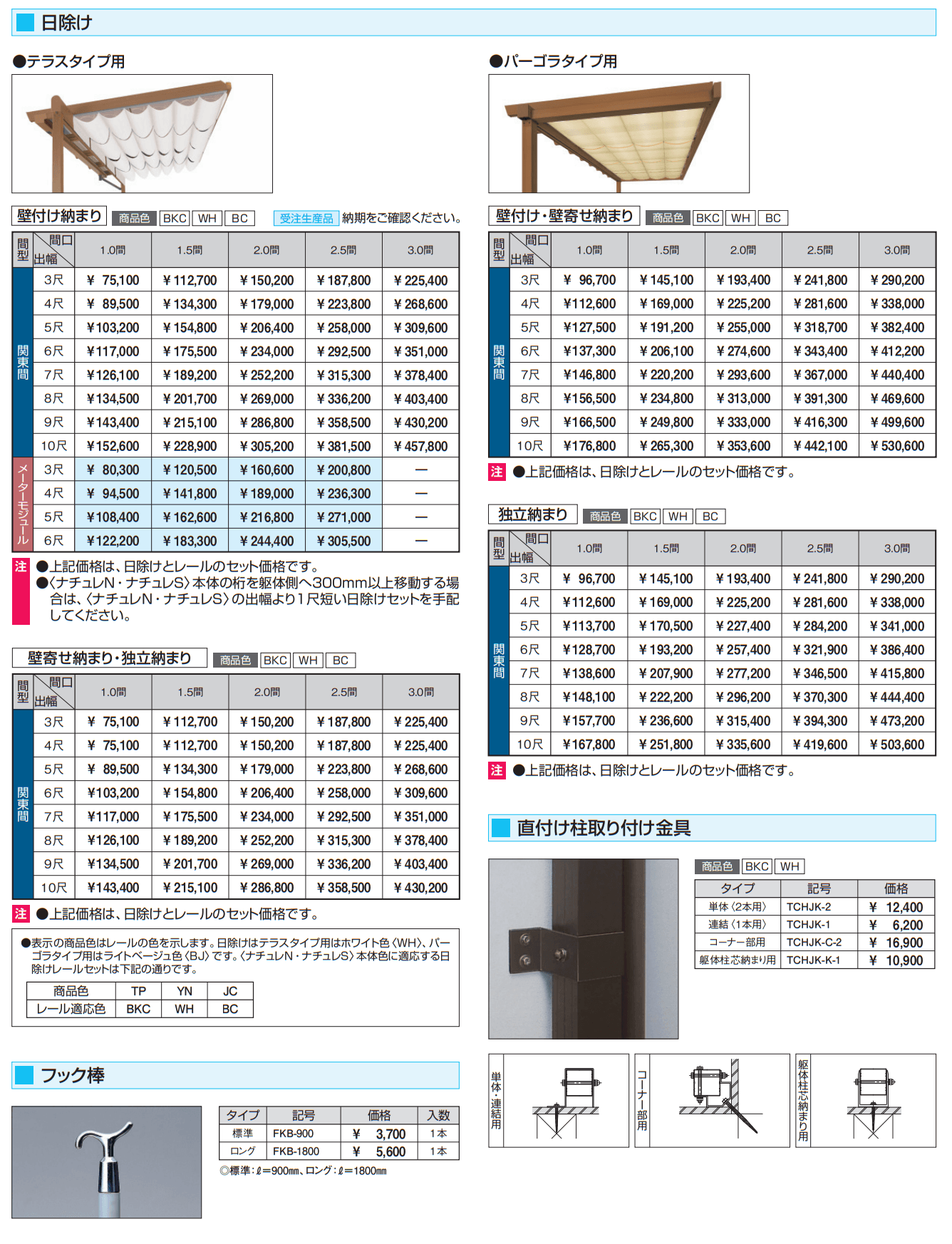 三協アルミ | ナチュレS(SN型 600タイプ テラスタイプ／梁置納まり