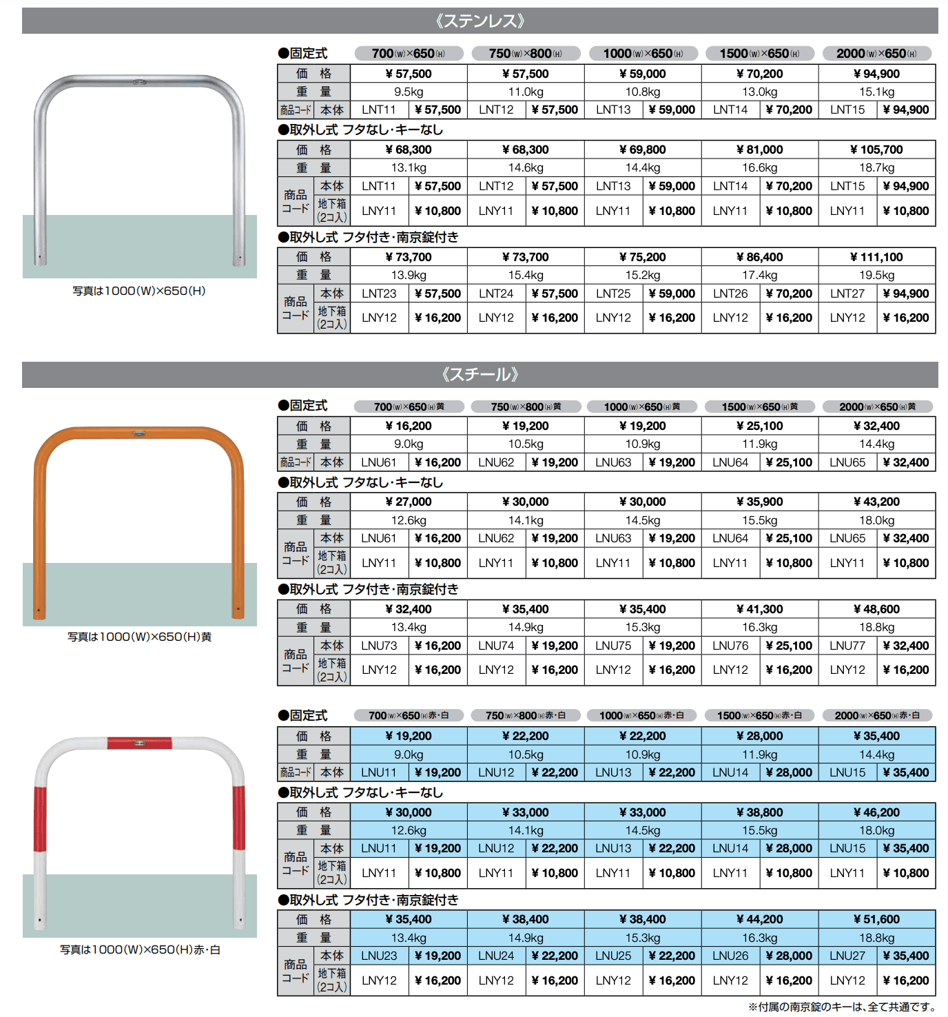 LIXIL | スペースガード（車止め）U60型【2022年版】 | 建材サーチ