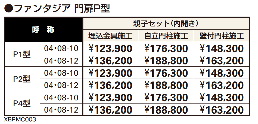 マンション向けポーチ門扉 ファンタジア 門扉P1,P2,P4型【2023年版】_価格_1