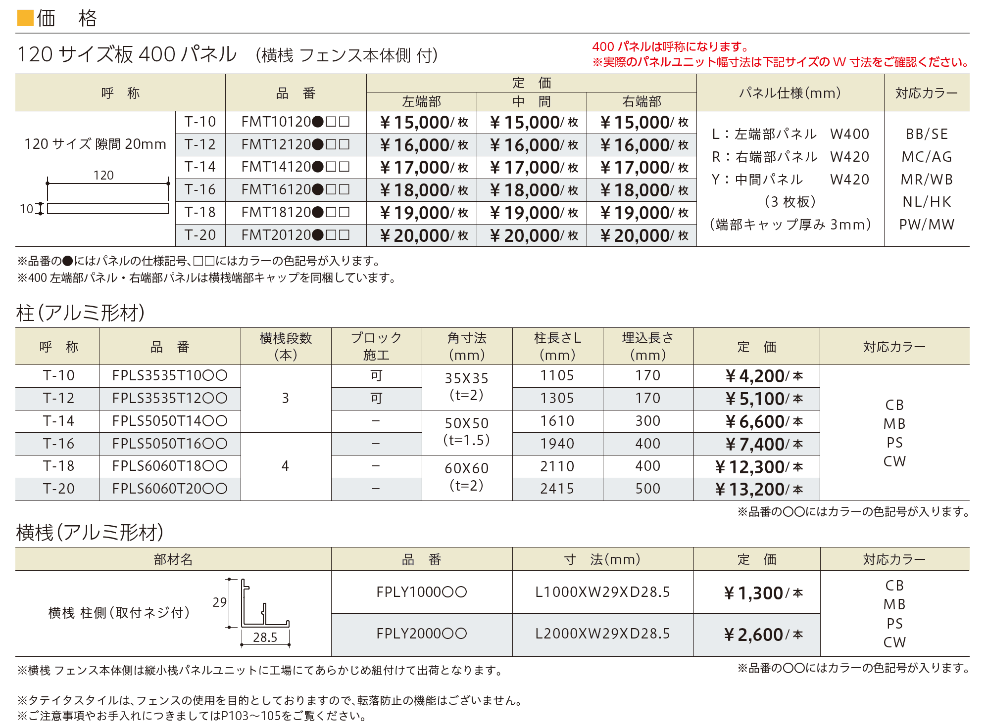 タテイタスタイル 120サイズ （隙間20mm）（板デコⅡ仕様）【2023年版】_価格_1