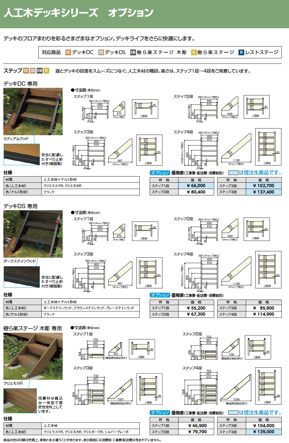 LIXIL 人工デッキオプション(2023年版)1