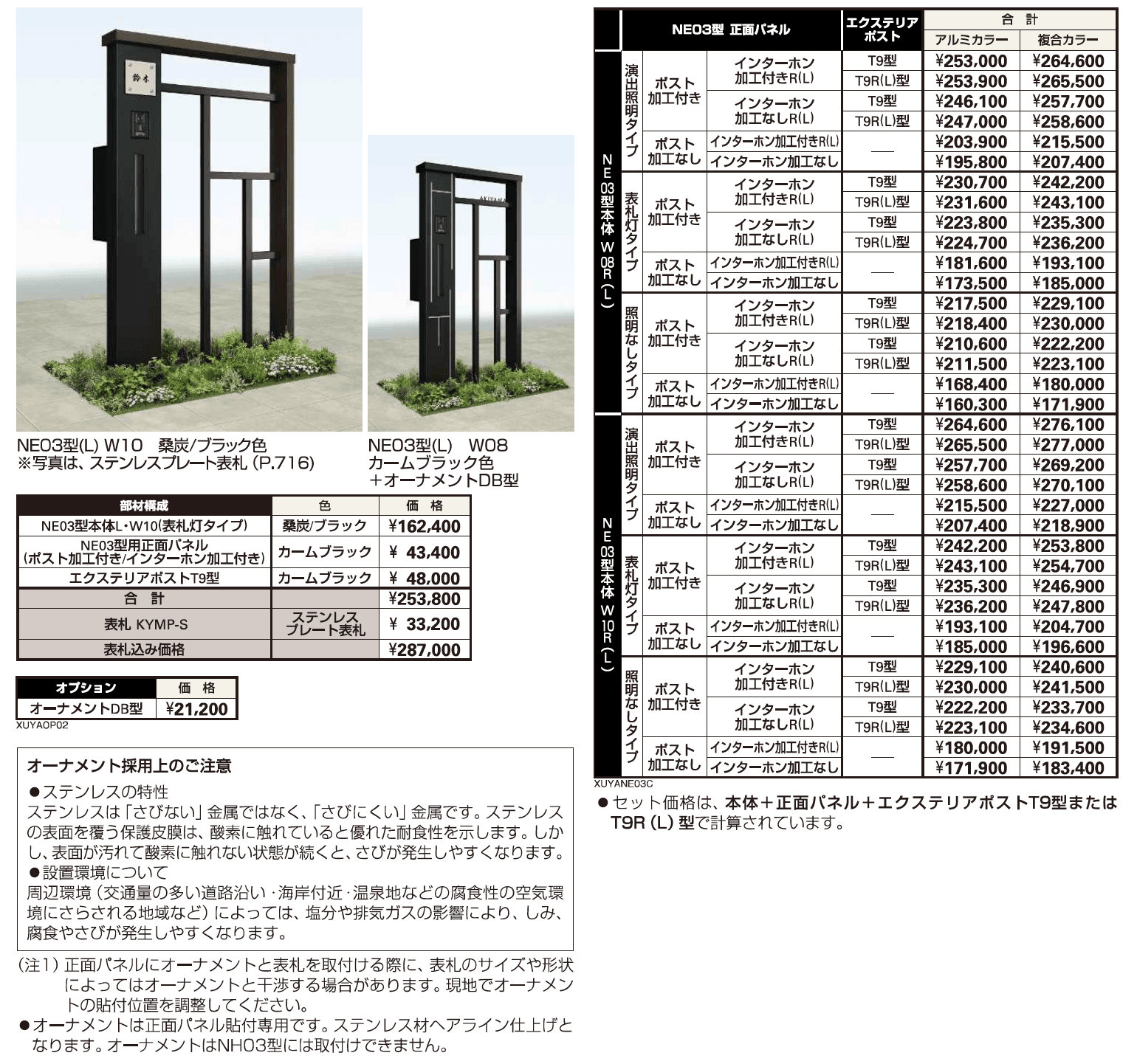 ルシアス ウォールNE03型【2023年版】_価格_1