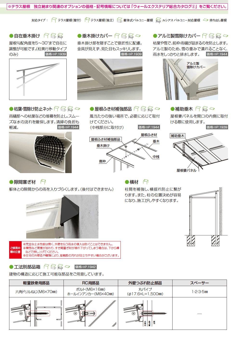 YKK AP ソラリア テラス屋根 オプション(2023年版)4