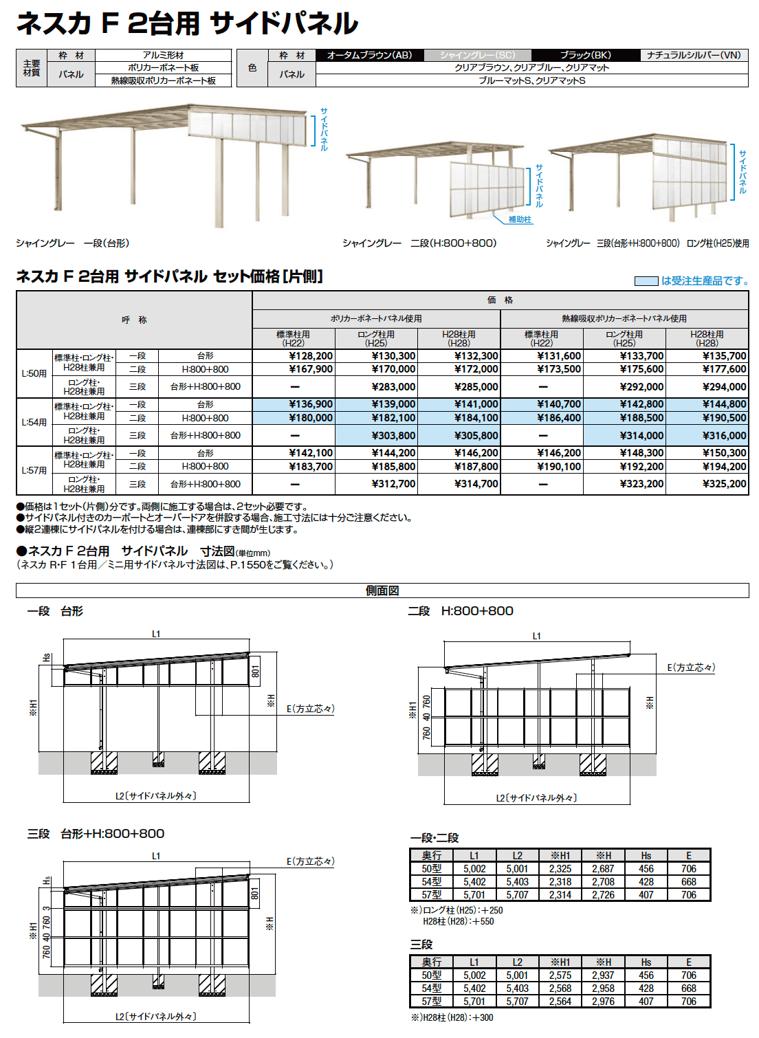 LIXIL ネスカ ２台用 サイドパネル(2023年版)3