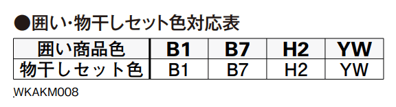 囲い商品用　腕木式物干し　固定【2023年版】_価格_2