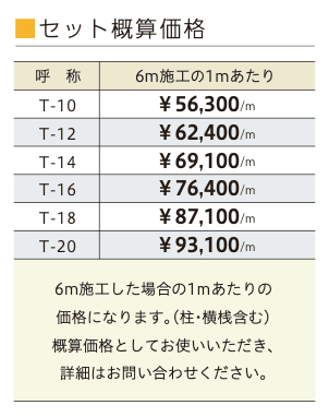 ラインスタイル Sタイプ (隙間25mm)【2023年版】_価格_3