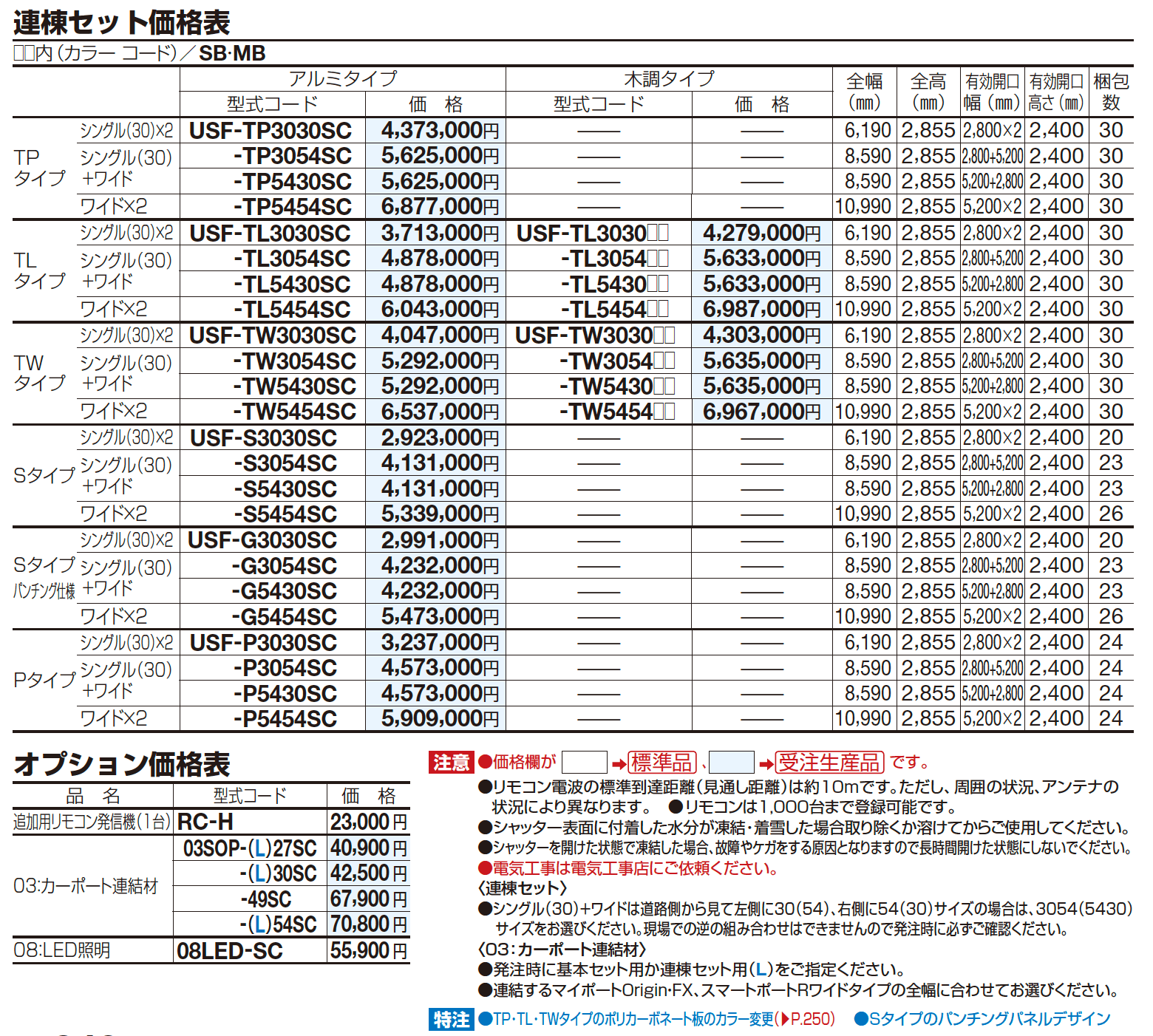 USファサードユニットシャッター(TLタイプ,USファサード仕様)【2023年版】_価格_2