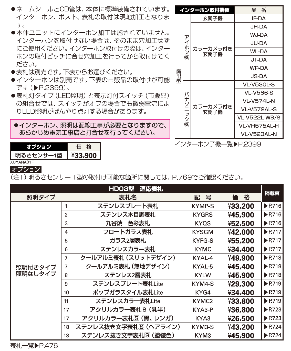 ルシアス ポストユニット HD03型【2023年版】_価格_2