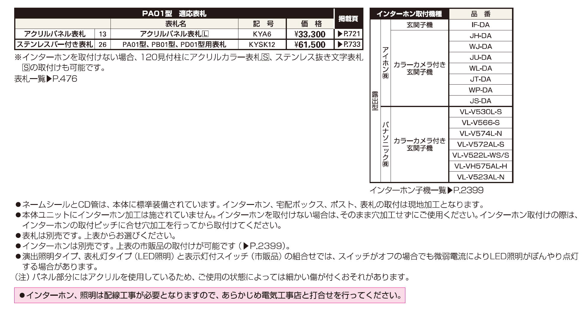 〔ピタットKey システム〕ルシアス 宅配ボックス1型取付用ルシアス ポストユニット PA01型【2023年版】_価格_2