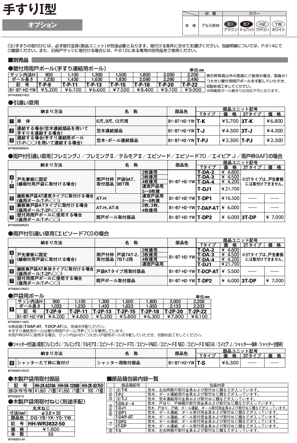 手すりⅠ型【2023年7月版】_価格_3