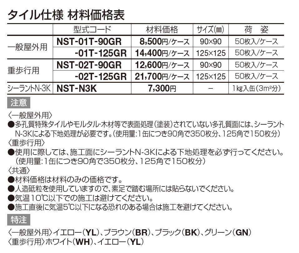 ノンスリップ テープ タイル仕様【2023年版】_価格_1
