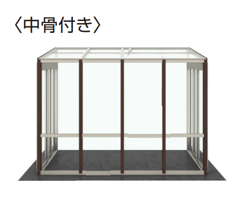 YKK APの「正面デザインパネル付き屋根　アウタールーフ　ガーデンルームタイプ【2023年版】」のサブ画像2
