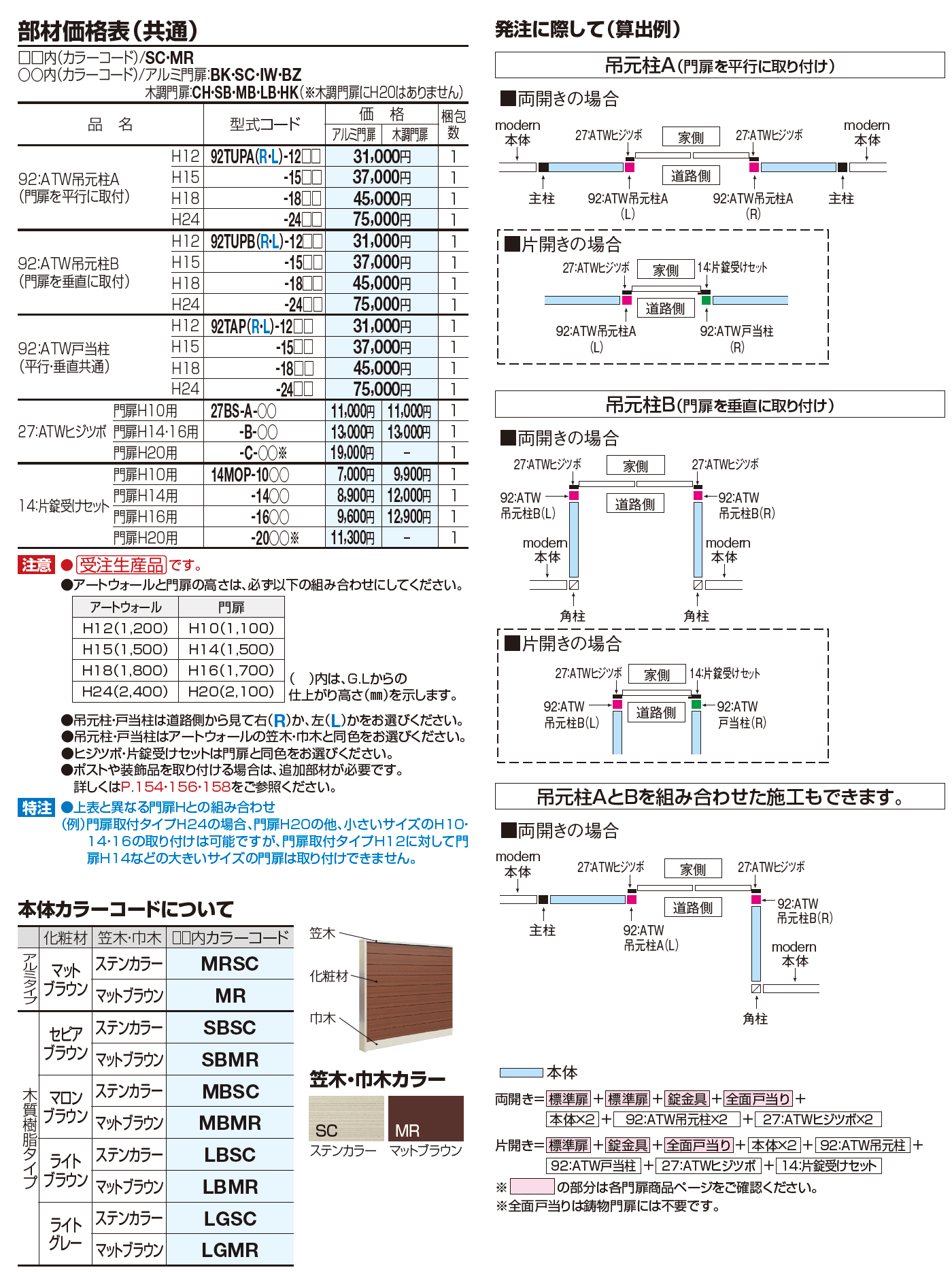 アートウォールmodern(モダン) 門扉取付タイプ【2023年版】_価格_2