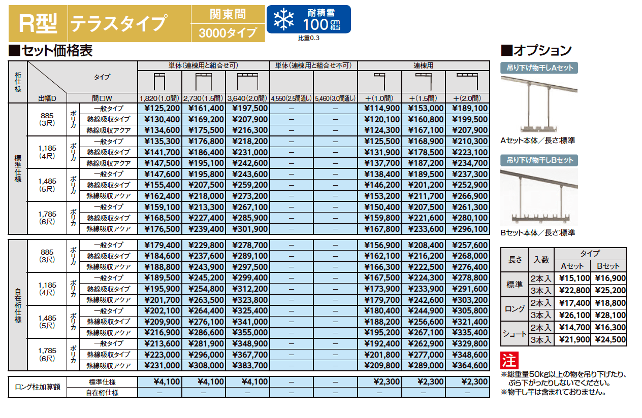 スピーネ R型 テラスタイプ 関東間【2023年版】_価格_1