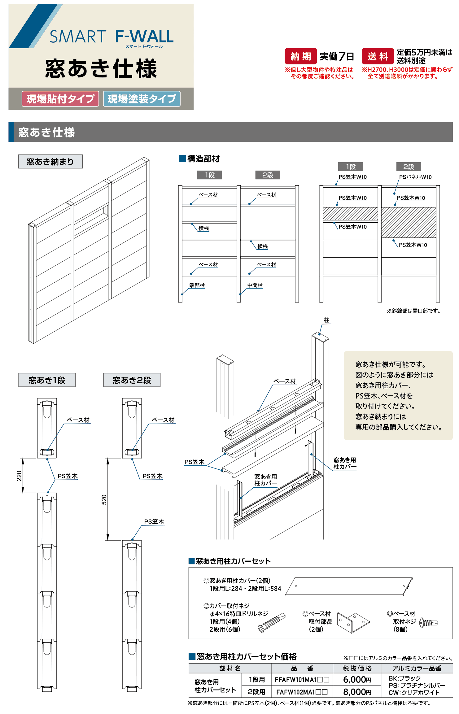 ハナテックガーデンズ 窓開き仕様1