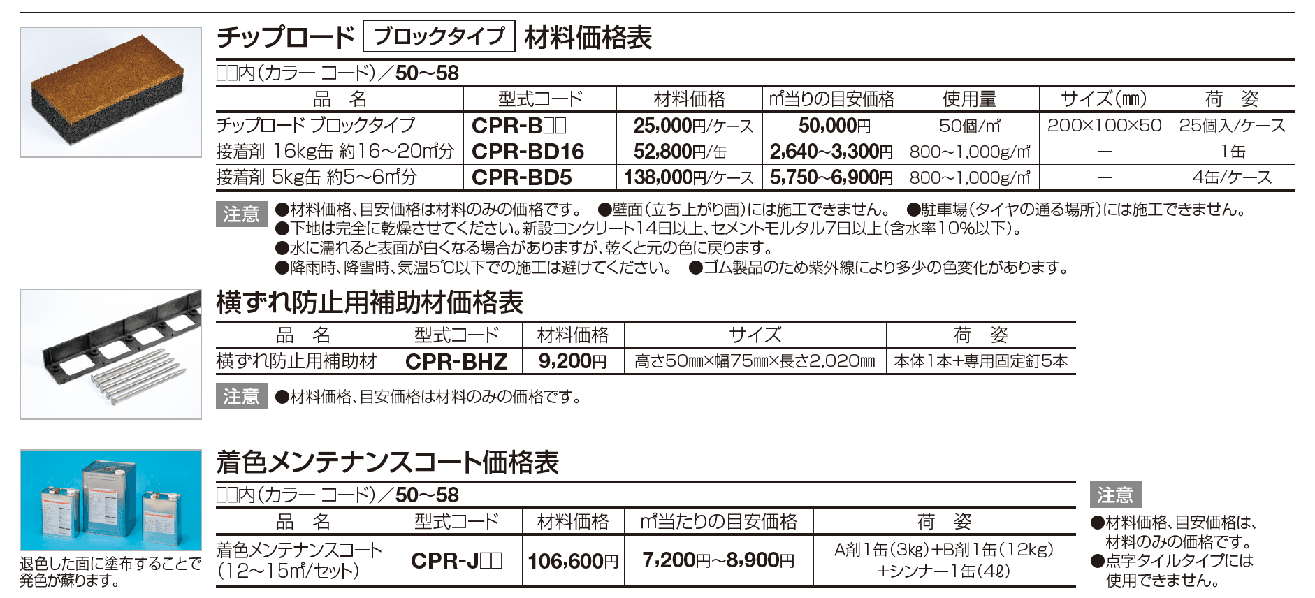 チップロード（ブロックタイプ）【2023年版】_価格_1