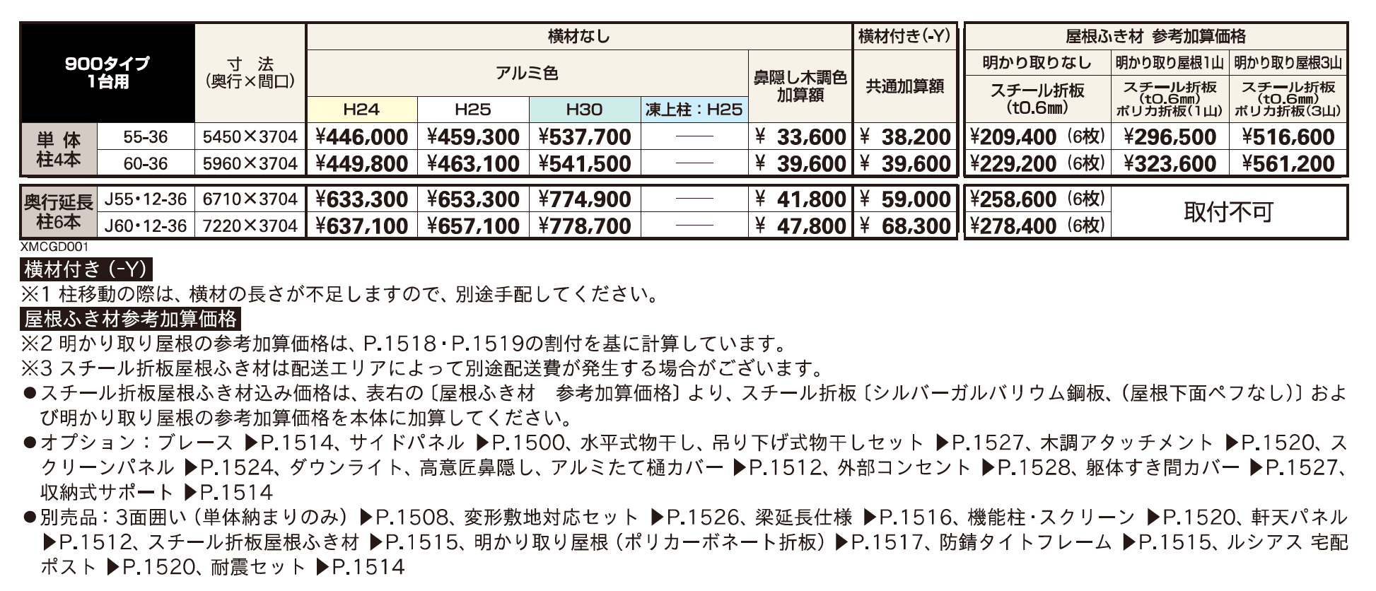 ジーポートPro 900タイプ 1台用（単体・奥行延長）【2023年版】_価格_2