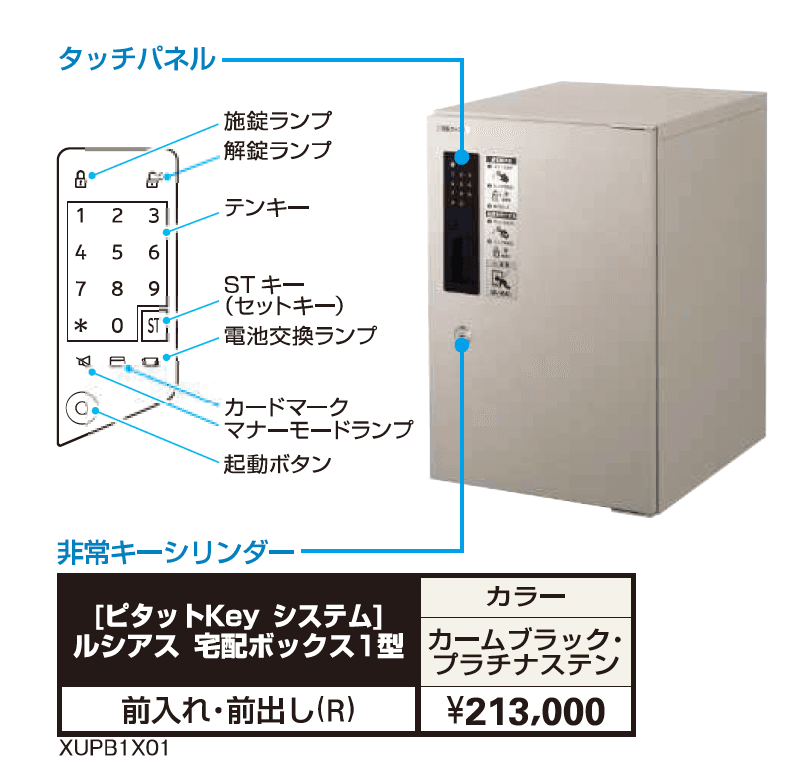 ルシアス 宅配ボックス1型【2023年版】_価格_1