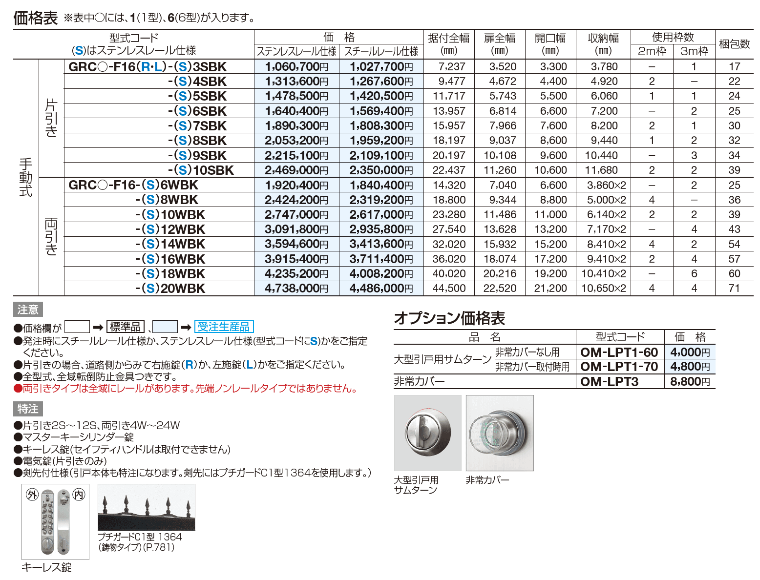 ユニットラインGRC1型【2023年版】_価格_1