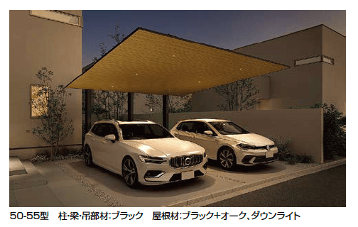 LIXILの「カーポートSC 後方支持 2台用【2023年版】」のサブ画像4
