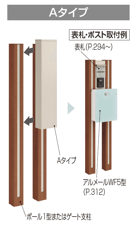 四国化成 エクサク 門柱