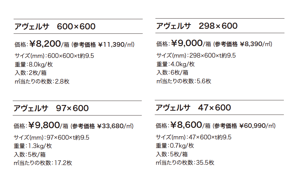 アヴェルサ_価格_1