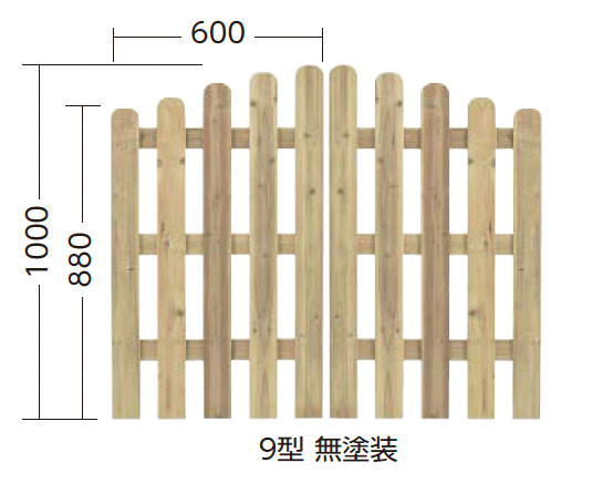 タカショーの「e-ウッドゲート ロータイプ」のサブ画像1