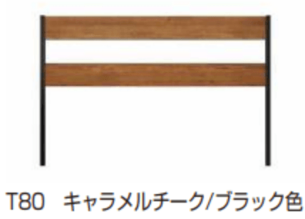 ルシアス フェンスLite C02型　パネル材2枚【2023年版】3