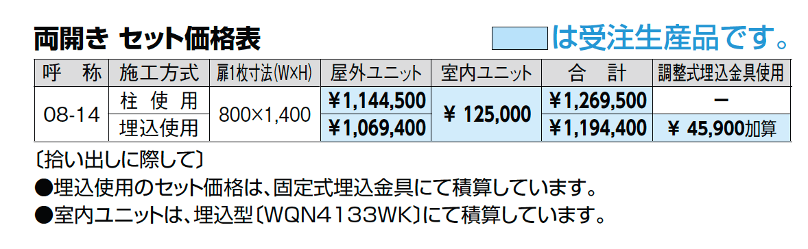 潮紋 2線式電機錠内蔵【2023年版】_価格_1