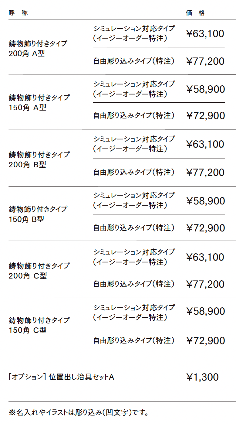ガラスサイン 鋳物飾り付【2023年版】_価格_1