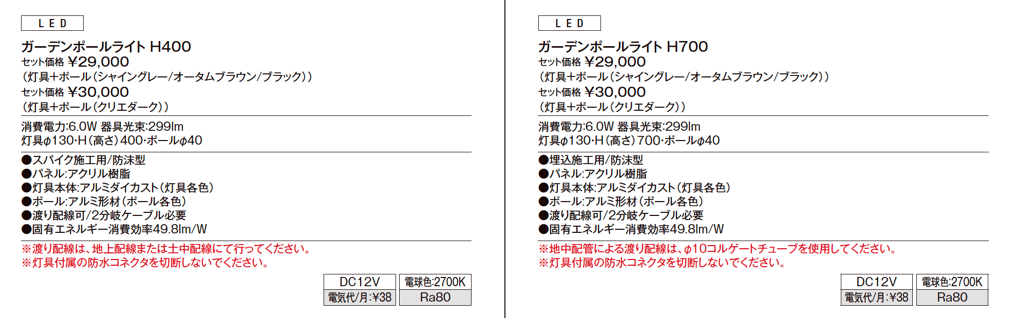ガーデンポールライト【2023年版】_価格_1