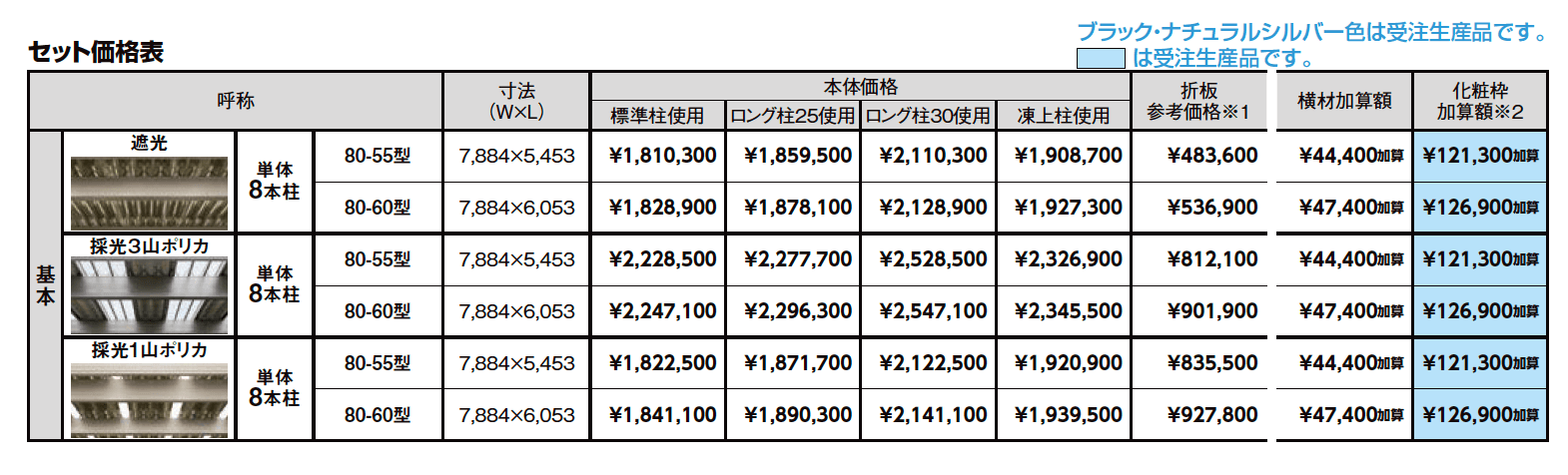 カーポートST 3000タイプ 3台用【2023年版】_価格_1