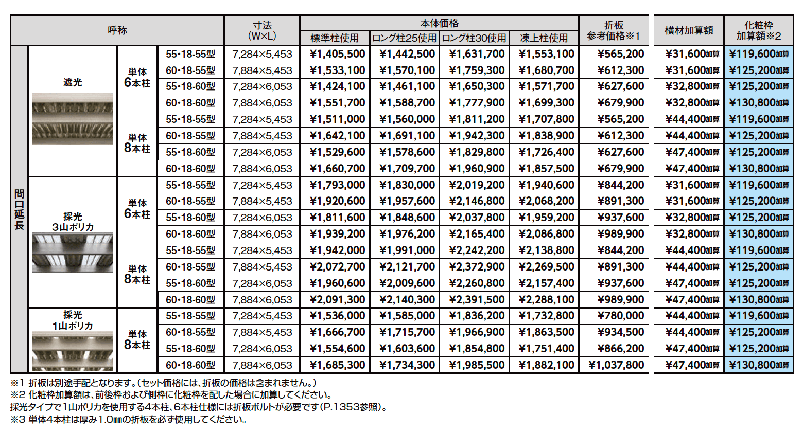 カーポートST 4500タイプ 2台用 間口延長【2023年版】_価格_1