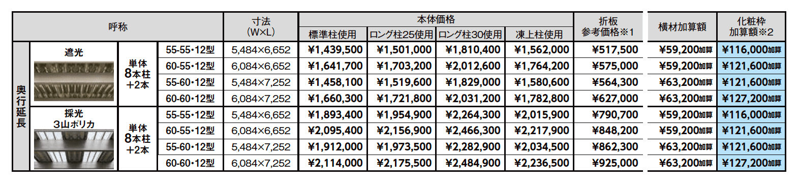 カーポートST 6000タイプ 2台用 奥行延長【2023年版】_価格_1