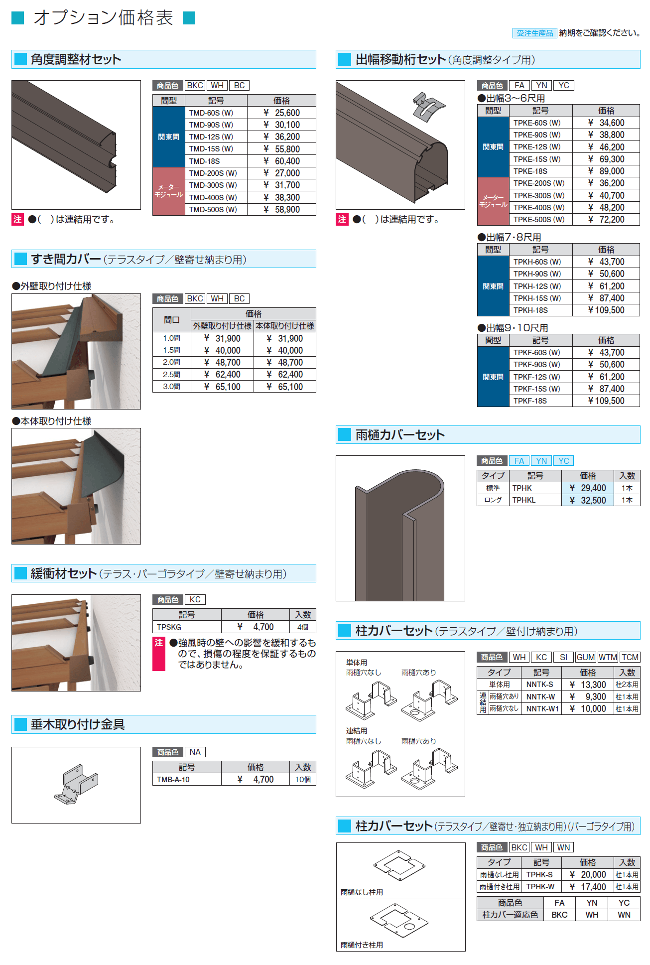 ナチュレN(ND型 600タイプ テラスタイプ／独立納まり)_価格_2