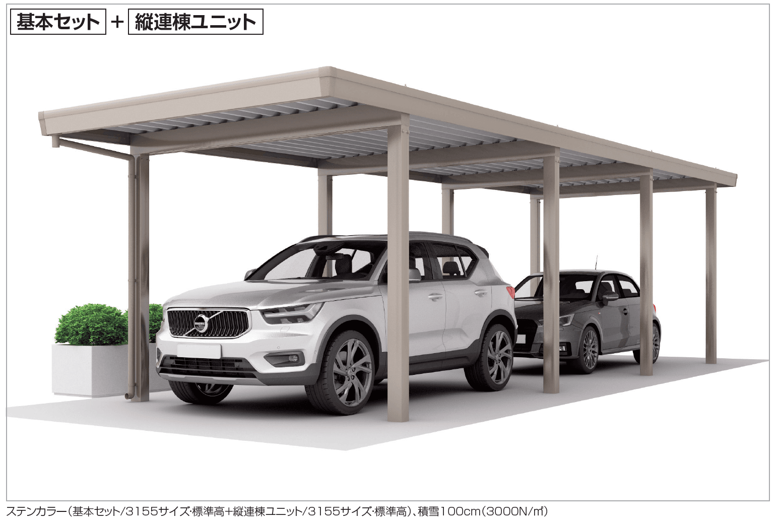 四国化成の「レジストポートSG 間口31サイズ(縦連棟ユニット)【2023年版】」