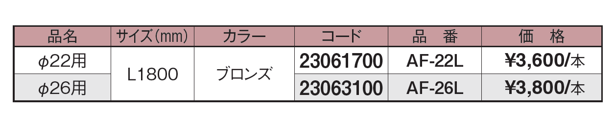 エバーバンブー®︎ アルミエコ竹用Hフレーム_価格_1