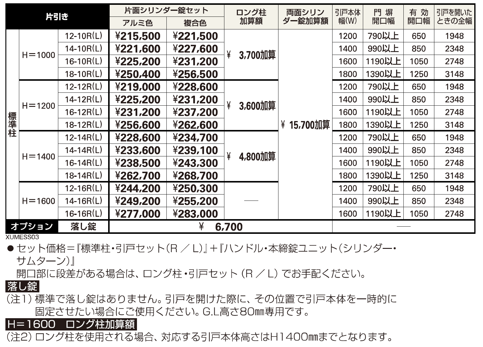 ルシアス スライドS03型【2023年版】_価格_1