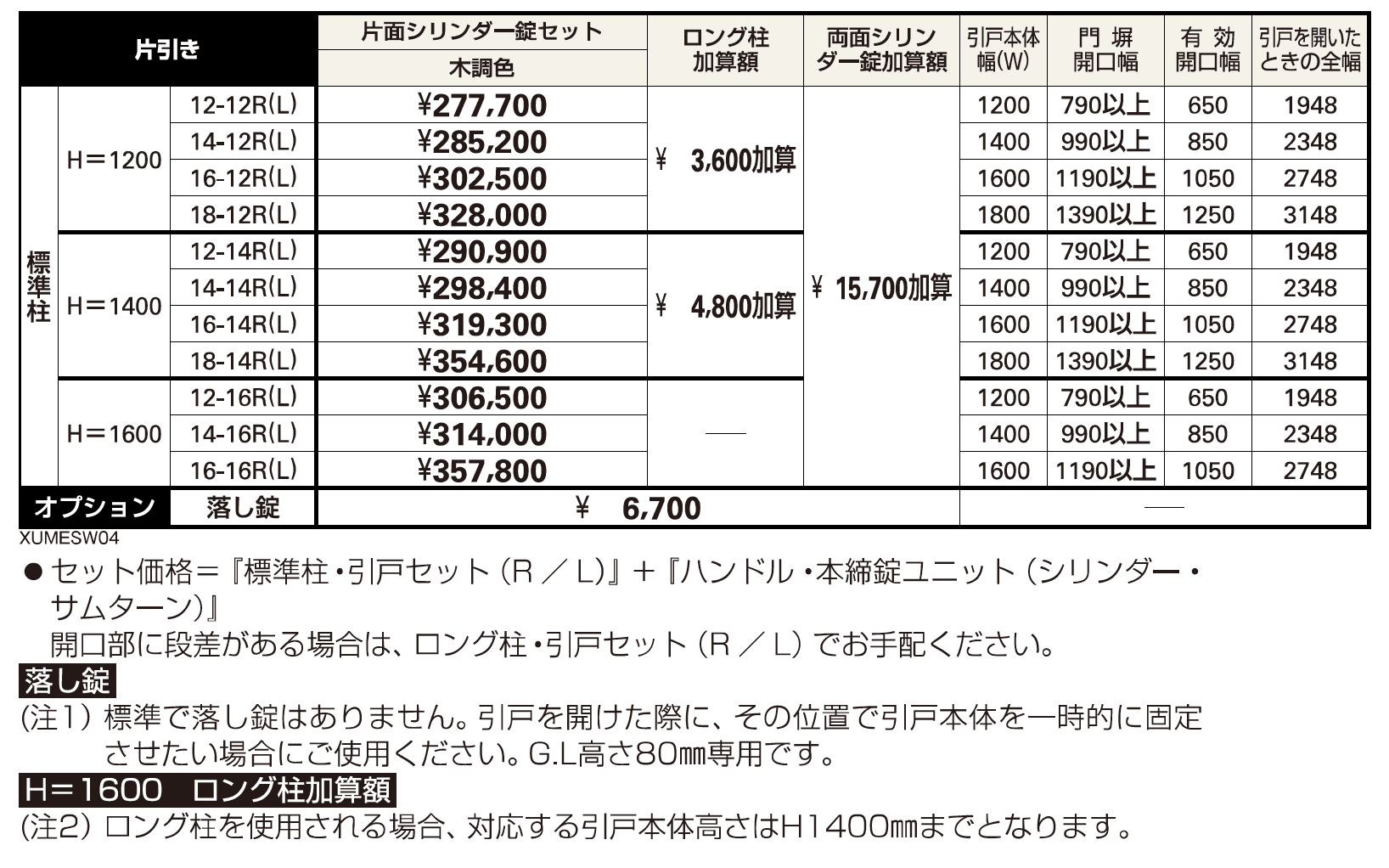 ルシアス スライドW04型【2023年版】_価格_1