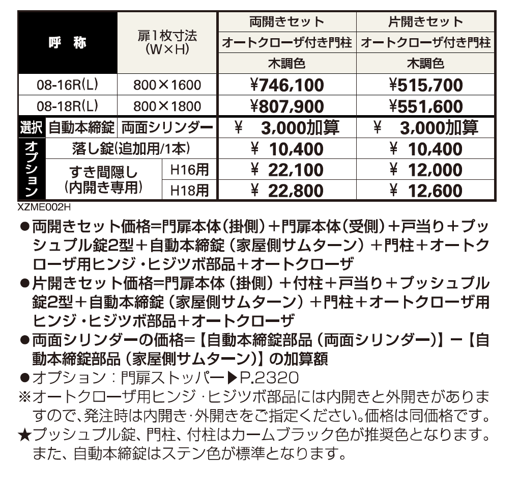 〔共用門扉〕エクスティアラ 門扉4型【2023年版】_価格_1
