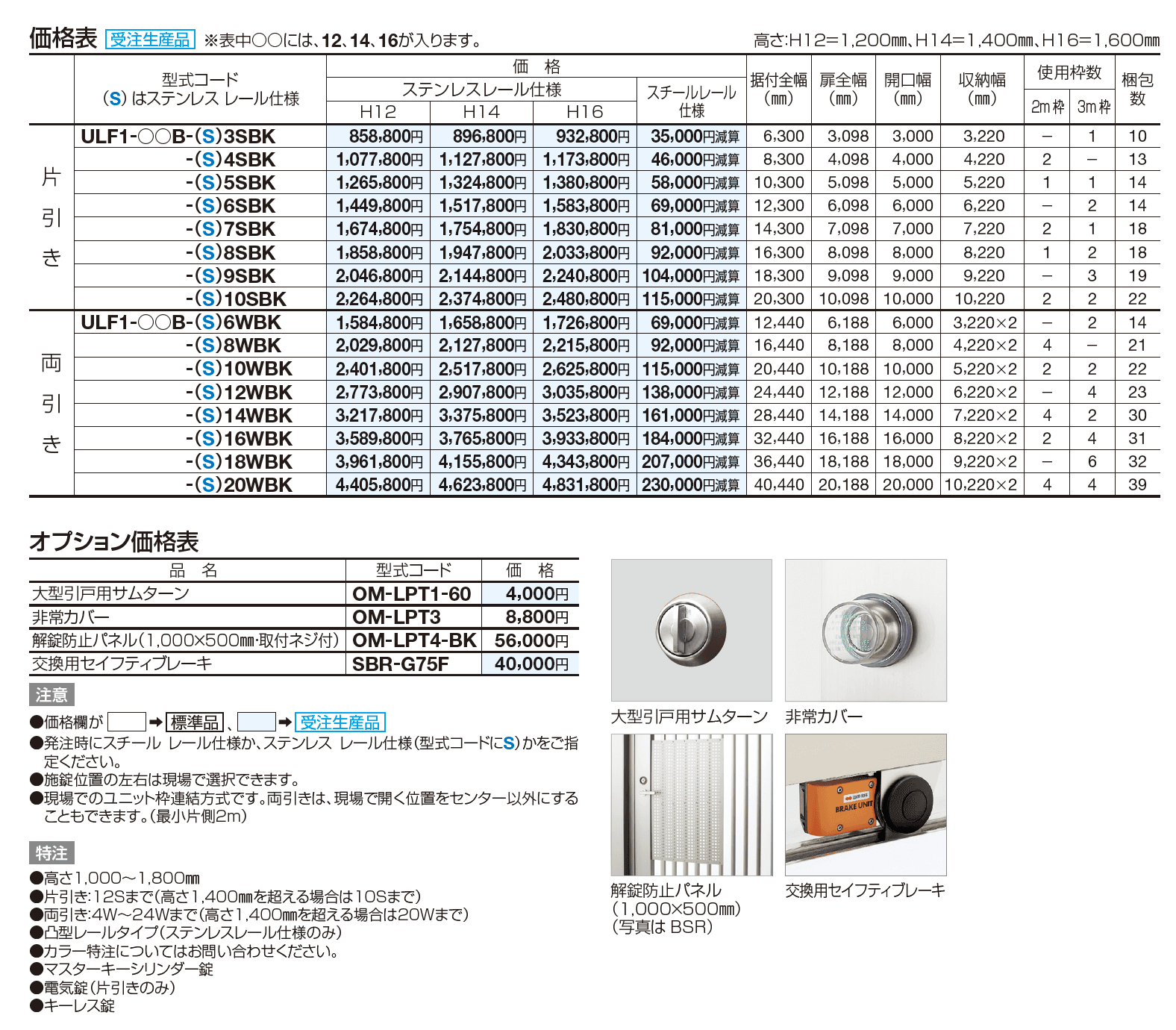ユニットラインF1型(手動式)【2023年版】_価格_1
