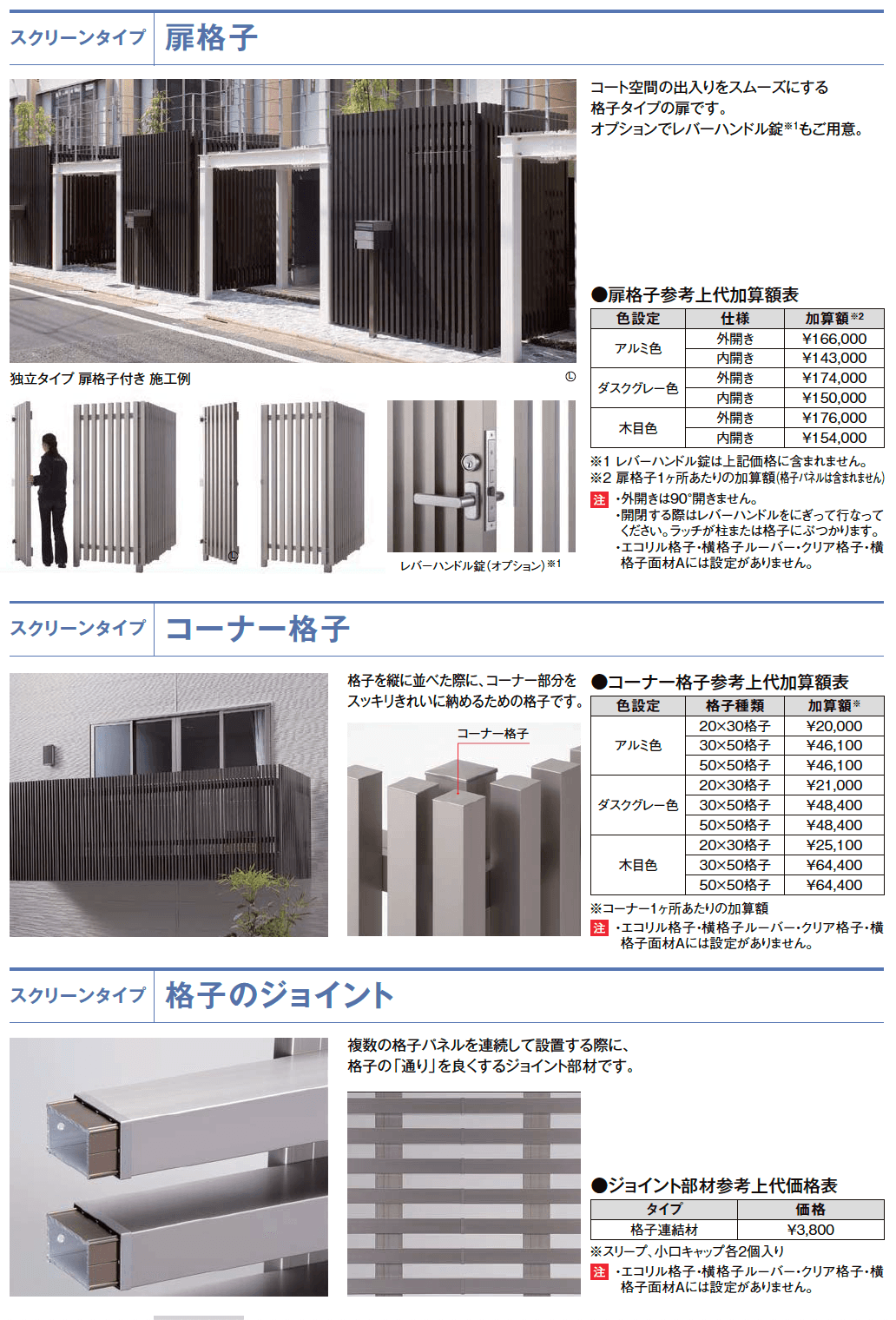 LIXIL コートラインⅡオプション(2023年版)1