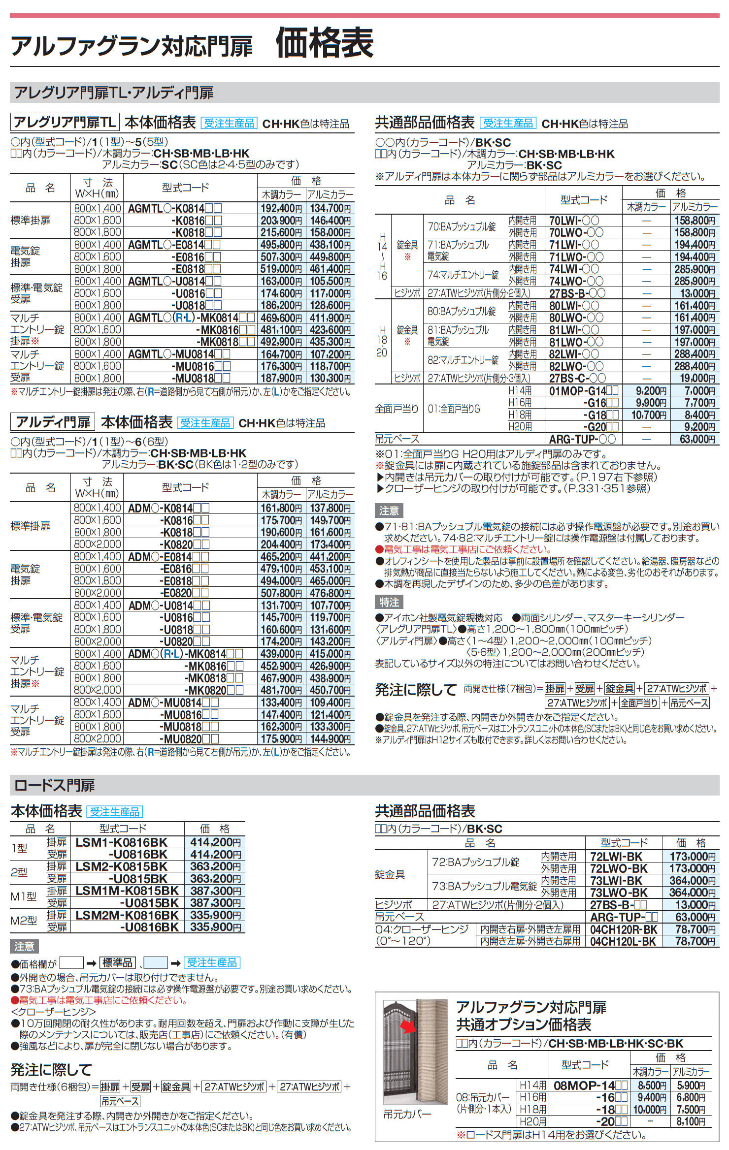 四国化成 ・アルファグラン対応門扉4