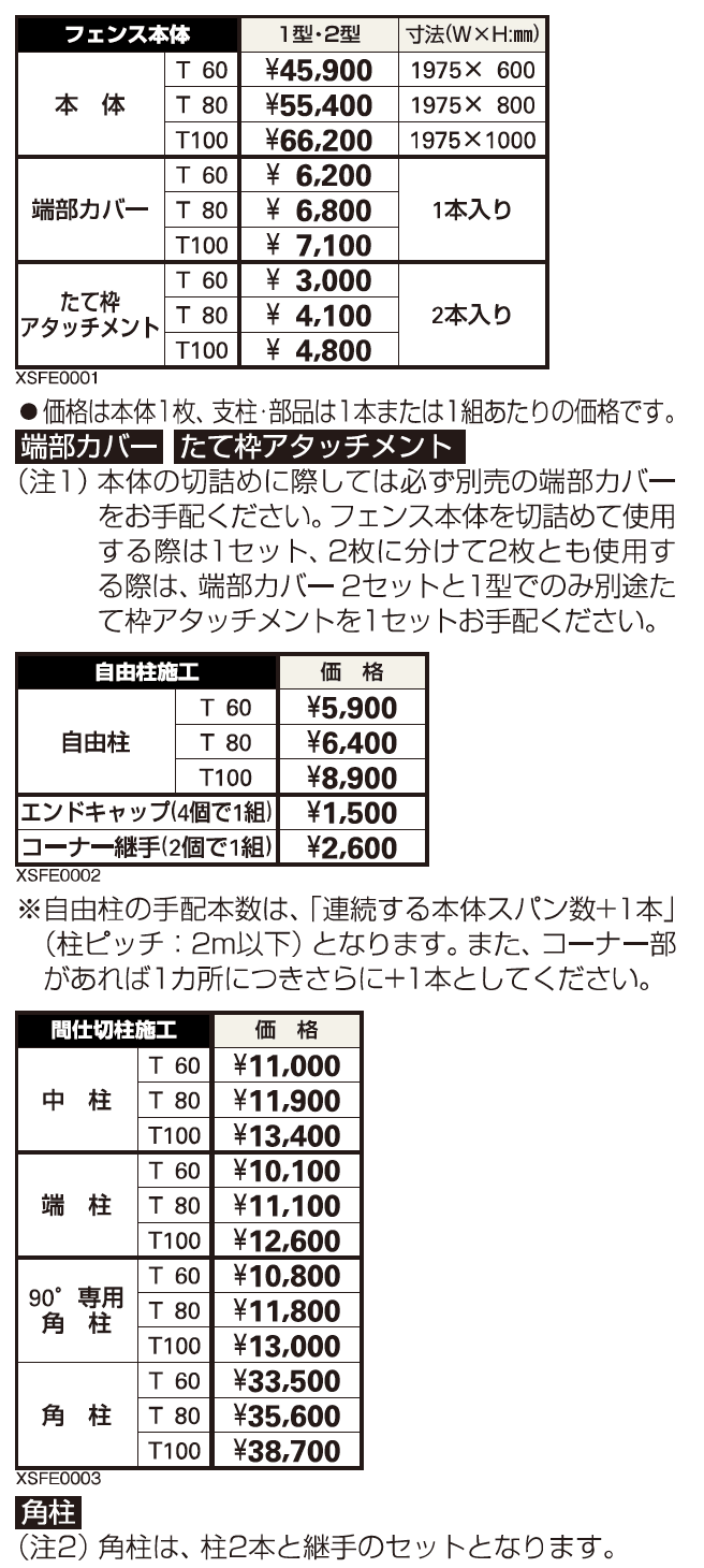 ガーデン倶楽部 スタンダードシリーズ スタンダードフェンス2型【2023年版】_価格_1