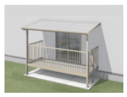 テラーネZ屋根(オルネ 庭置き式用 1500タイプ) 【2022年版】1