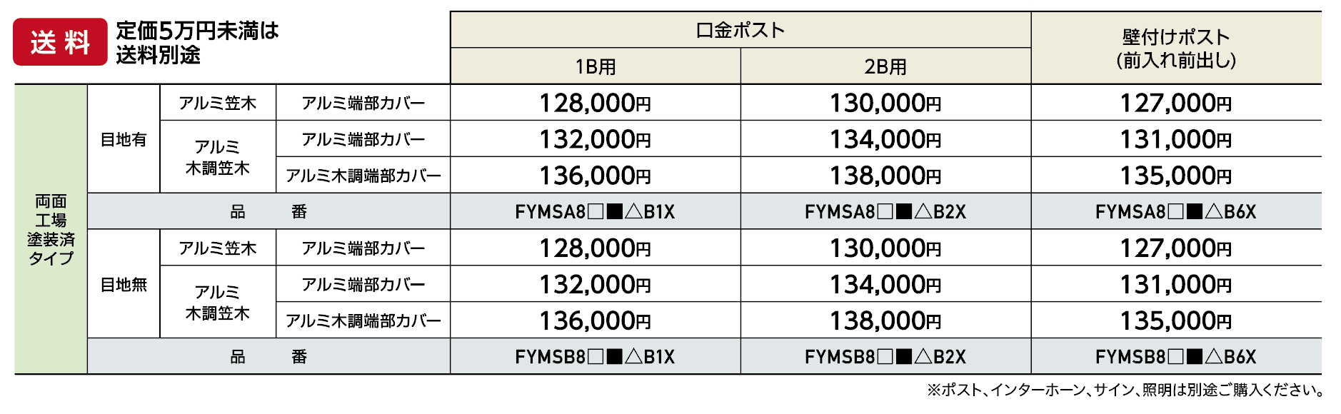 スマートFウォール ユニット門袖 S-1型 W08【2023年版】_価格_1