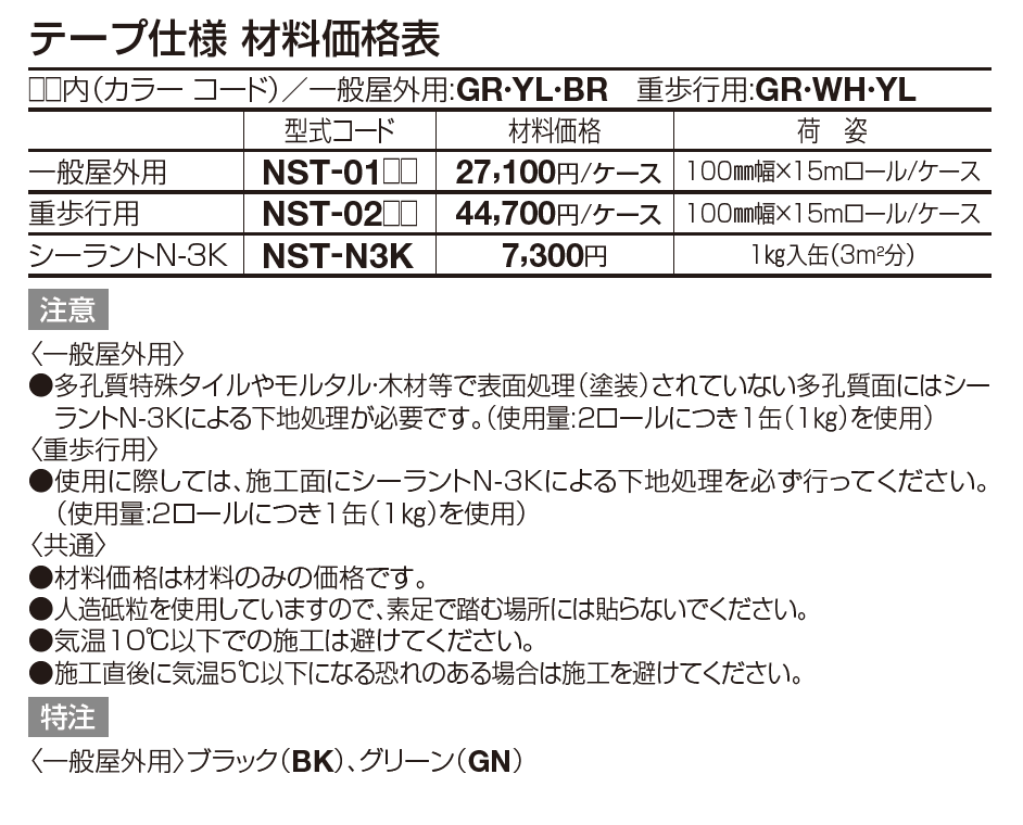 ノンスリップ テープ テープ仕様【2023年版】_価格_1