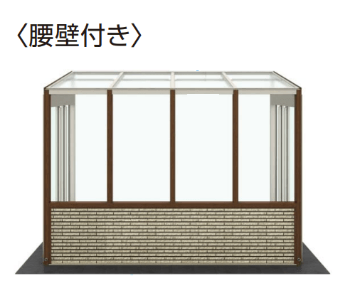 YKK APの「正面デザインパネル付き屋根　アウタールーフ　ガーデンルームタイプ【2023年版】」のサブ画像3