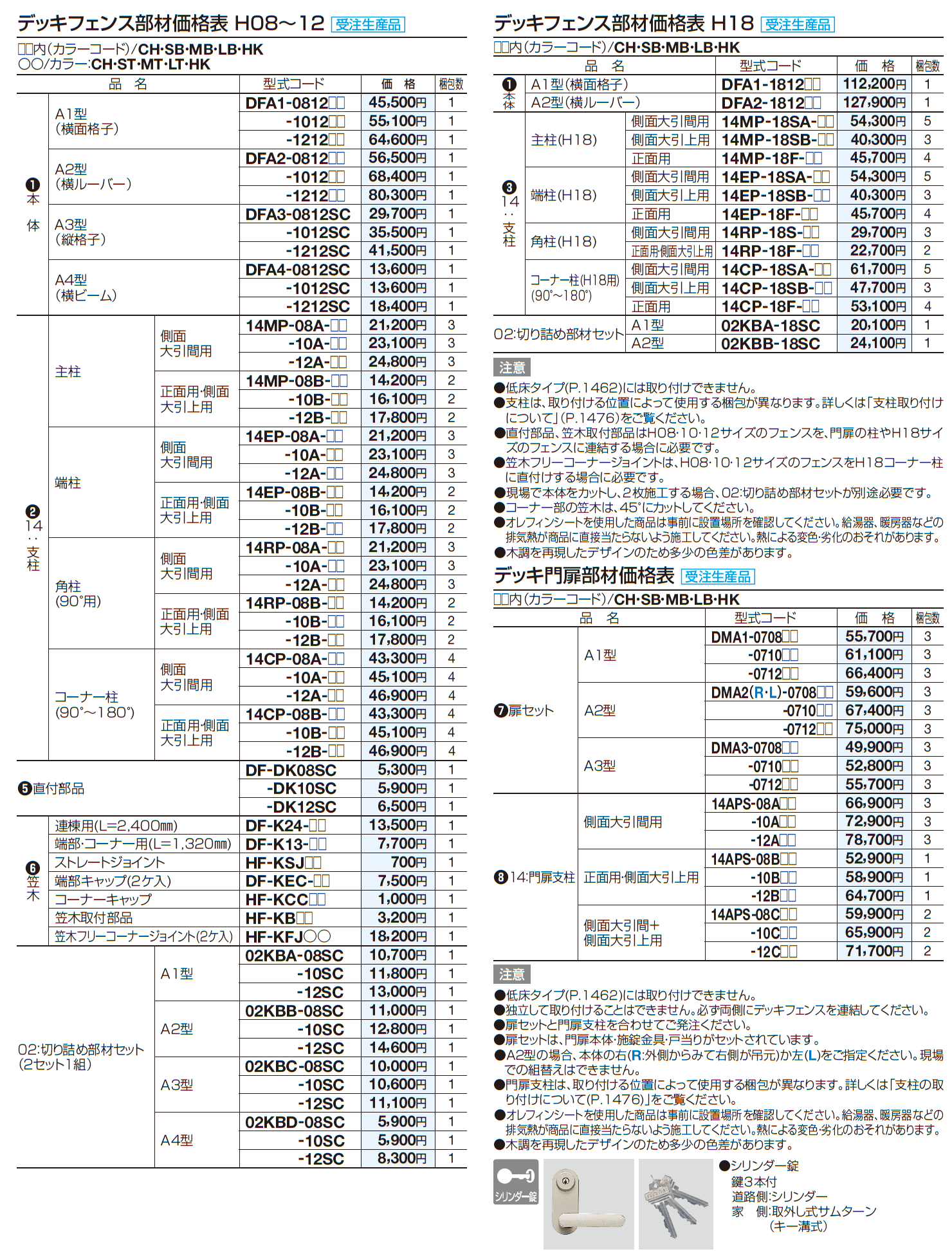 デッキ門扉A2型【2023年版】_価格_1